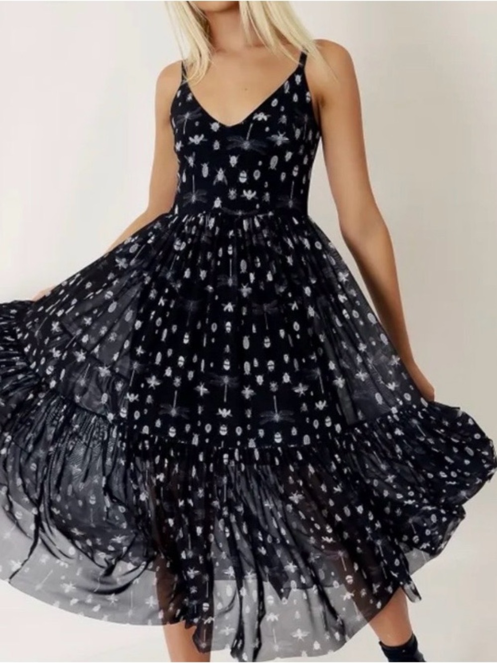 HTF BlackMilk Bug Out Midaxi Dress L (Never Worn)